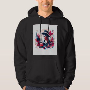 Patriottische Koloniale Ontdekkingsillustratie A Hoodie
