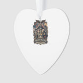 Patriottische Koloniale Schedel Commandant Donkere Ornament (voorkant)