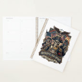 Patriottische Koloniale Schedel Commandant Donkere Planner (Display)