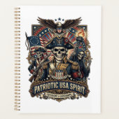 Patriottische Koloniale Schedel Commandant Donkere Planner (Voorkant)