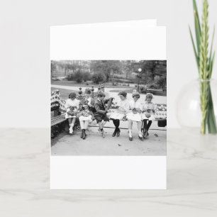 Patriottische koningsbijen, begin jaren 1900 kaart