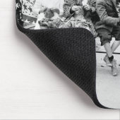 Patriottische koningsbijen, begin jaren 1900 muismat (Hoek)