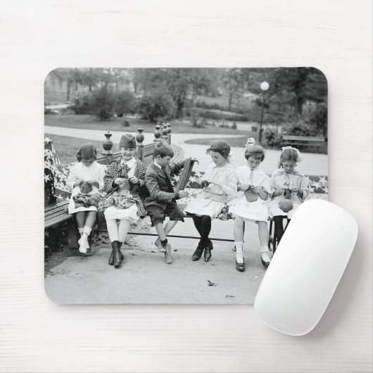 Patriottische koningsbijen, begin jaren 1900 muismat (Met muis)