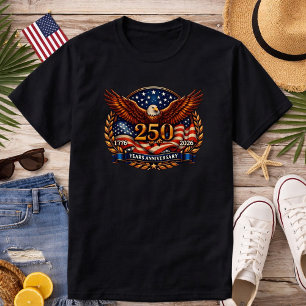 Patriottische Koperen Vleugels van het Ereblijk va T-shirt