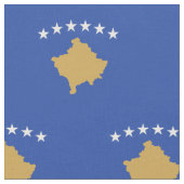 Patriottische Kosovaanse vlag Stof (Close Up)