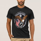 Patriottische krijgsdraden t-shirt (Voorkant)