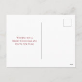 Patriottische Kroon van Kerstmis van de Lichten ~ Feestdagenkaart (Achterkant)