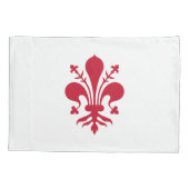 Patriottische Kussensloop met vlag van Florence (Achterkant)