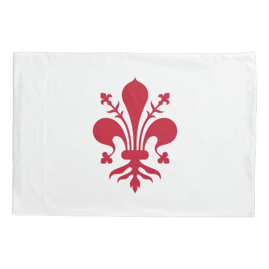 Patriottische Kussensloop met vlag van Florence (Achterkant)