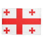 Patriottische Kussensloop met vlag van Georgië (Achterkant)