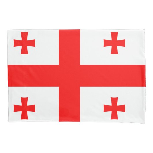 Patriottische Kussensloop met vlag van Georgië (Voorkant)