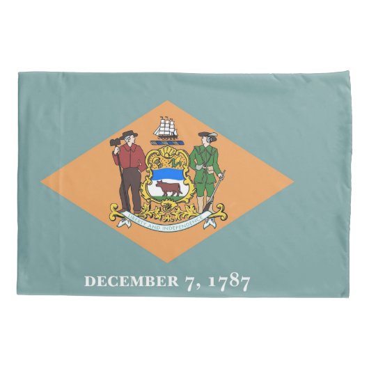 Patriottische Kussensloop van Delaware, Verenigde  (Achterkant)