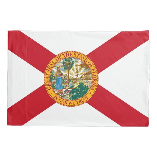 Patriottische Kussensloop van Florida (Achterkant)