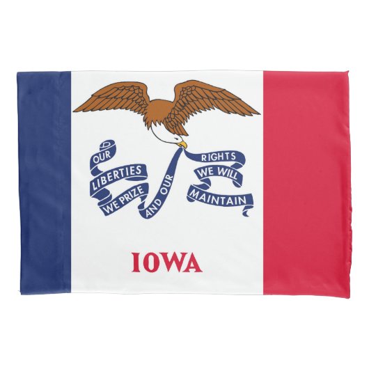Patriottische Kussensloop van Iowa, Verenigde Stat (Voorkant)