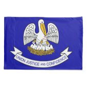 Patriottische Kussensloop van Louisiana, Verenigde (Achterkant)