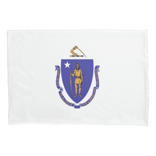 Patriottische Kussensloop van Massachusetts (Voorkant)