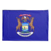 Patriottische Kussensloop van Michigan (Achterkant)