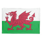 Patriottische Kussensloop van Wales (Achterkant)