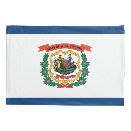 Patriottische Kussensloop van West Virginia (Achterkant)