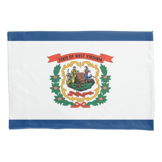 Patriottische Kussensloop van West Virginia (Voorkant)