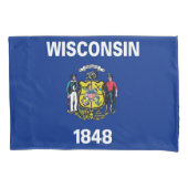 Patriottische Kussensloop van Wisconsin, Verenigde (Voorkant)