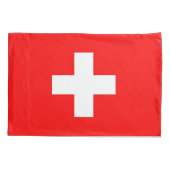 Patriottische Kussensloop van Zwitserland (Achterkant)