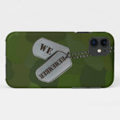 Patriottische Labels Case-Mate iPhone Case (Achterkant (horizontaal))