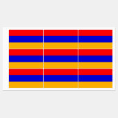 Patriottische labels met vlag van Armenië (Vel)