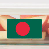 Patriottische labels met vlag van Bangladesh (Aangebracht)