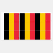 Patriottische labels met vlag van België (Vel)