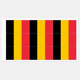 Patriottische labels met vlag van België