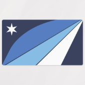 Patriottische labels met vlag van Colombia (Design 1)