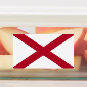 Patriottische labels met vlag van de staat Alabama (Aangebracht)