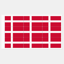Patriottische labels met vlag van Denemarken