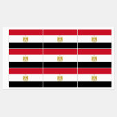 Patriottische labels met vlag van Egypte (Vel)