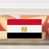 Patriottische labels met vlag van Egypte (Aangebracht)