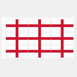 Patriottische labels met vlag van Engeland