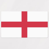 Patriottische labels met vlag van Engeland (Design 2)