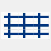 Patriottische labels met vlag van Finland (Vel)