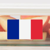 Patriottische labels met vlag van Frankrijk (Aangebracht)