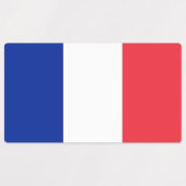 Patriottische labels met vlag van Frankrijk (Design 2)