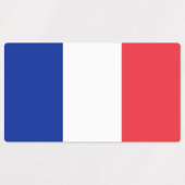Patriottische labels met vlag van Frankrijk (Design 1)