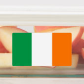 Patriottische labels met vlag van Ierland (Aangebracht)