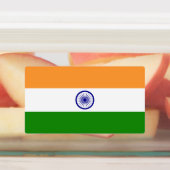 Patriottische labels met vlag van India (Aangebracht)