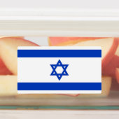Patriottische labels met vlag van Israël (Aangebracht)