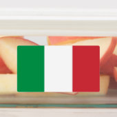Patriottische labels met vlag van Italië (Aangebracht)
