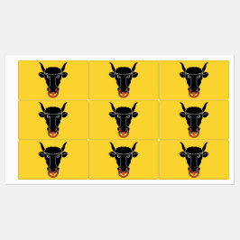 Patriottische labels met vlag van kanton Uri, Zwit