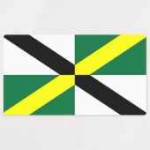 Patriottische labels met vlag van Monterey (Design 1)