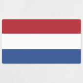 Patriottische labels met vlag van Nederland (Design 2)