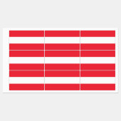 Patriottische labels met vlag van Oostenrijk (Vel)